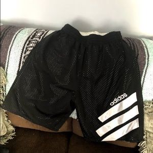 Reversible adidas shorts